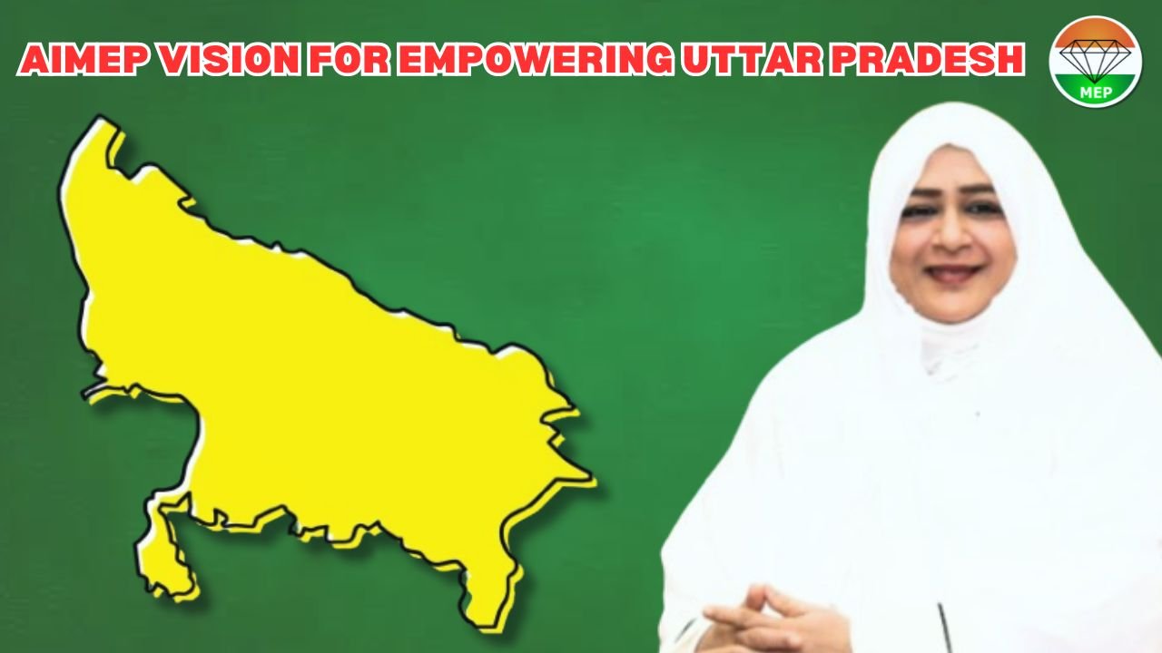 Empowering Uttar Pradesh: All India Mahilla Empowerment Party’s Vision and Potential Partnership with BJP – Dr.Nowhera Shaik 30Days 30States Tour